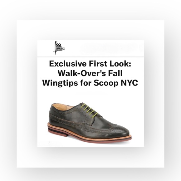 Scoop NYC x Walk Over 𖤐 Oxford Brogues Wingtips 𖤐 Olive Green 𖤐 9.5 𖤐 GQ Mag - Picture 15 of 16